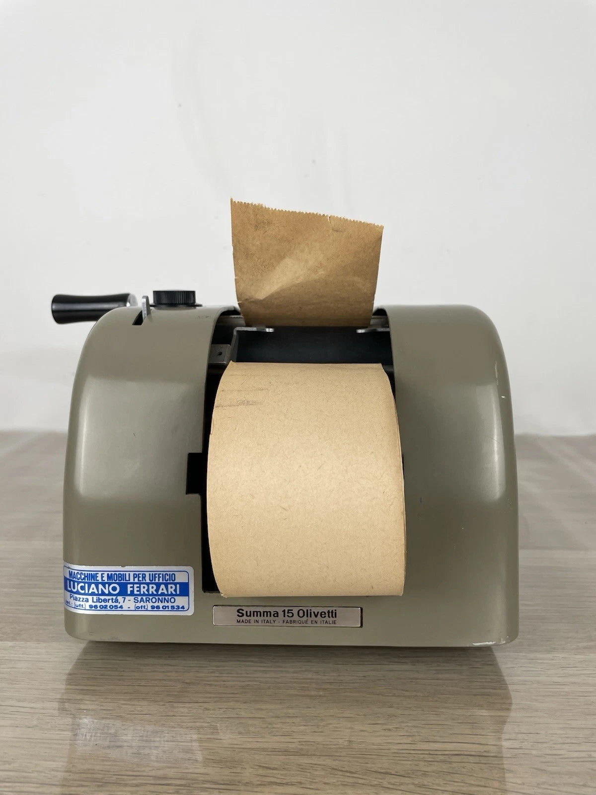 Olivetti Summa 15 Calcolatrice Meccanica Manuale Vintage Design Marcello Nizzoli