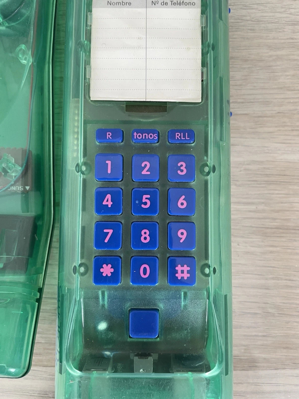 Telefono Fisso Swatch Twin Phone Deluxe Model Verde Blu 1989 Vintage Phone