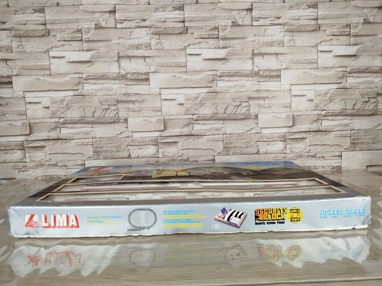 Trenino Elettrico Lima Coca Cola Santa Fe Vintage HO con Scatola Originale