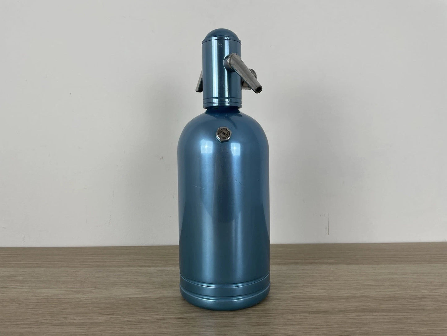 Seltz Sifoni Autoseltz SACCAB Vintage Azzurro Design Sergio Asti Epoca Alluminio