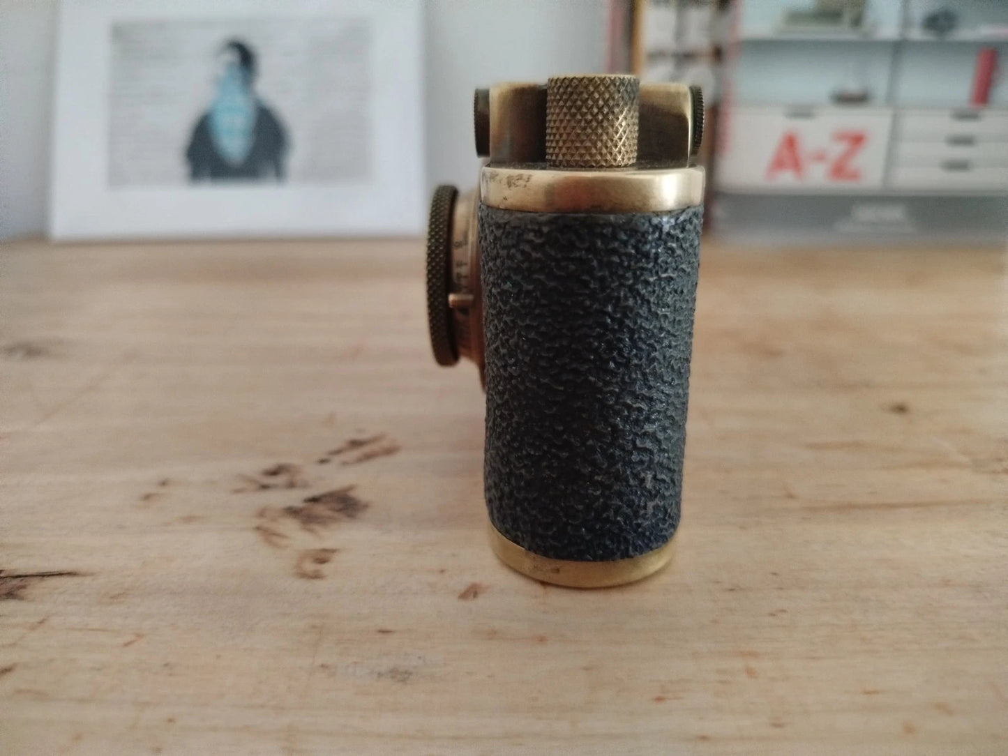 Fotocamera Analogica Leica IIIa Ernst Leitz Wetzlar Anni 30 Matricola 303617 Oro