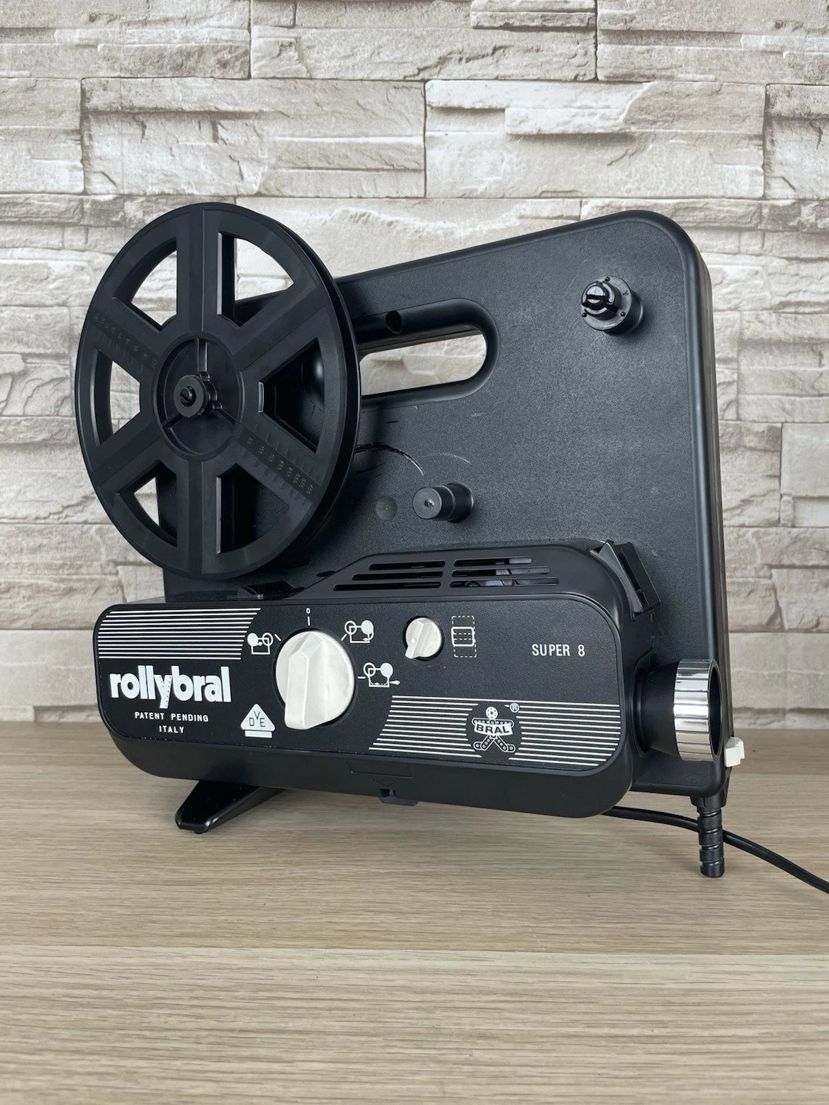 Proiettore Giocattolo Rollybral Vintage Anni '70 Super 8 Per Pezzi Di Ricambio