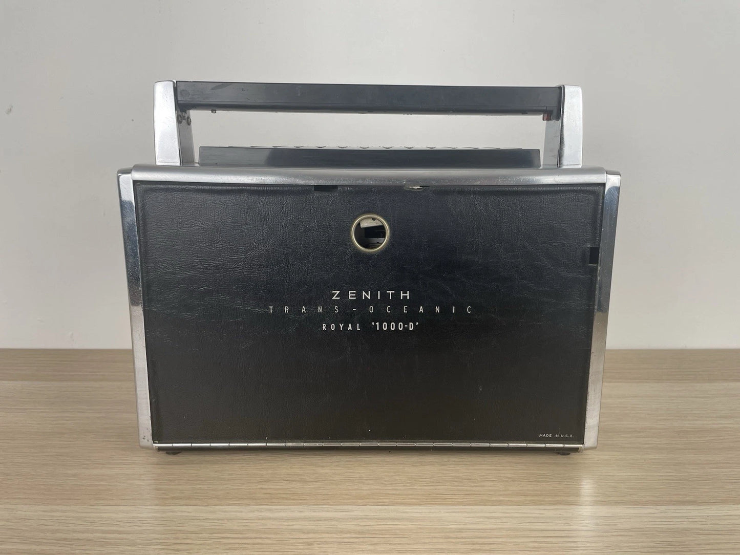 Radio Zenith Trans Oceanic Royal 1000-D Vintage Epoca Anni 50 USA Vintage Raro