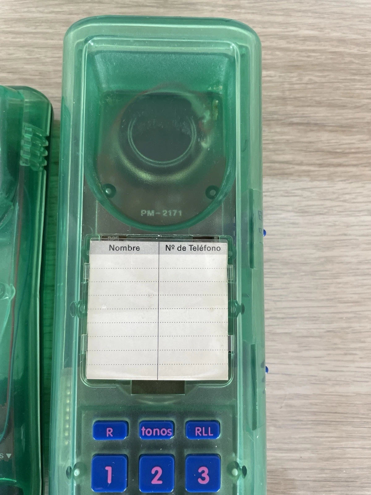 Telefono Fisso Swatch Twin Phone Deluxe Model Verde Blu 1989 Vintage Phone