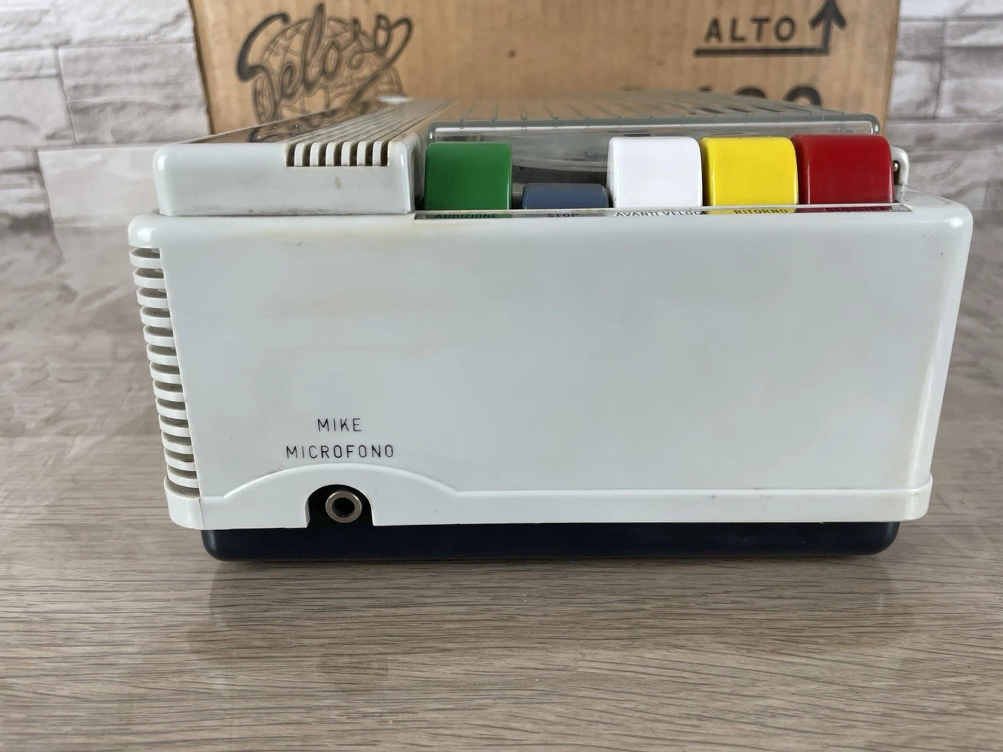 Magnetofono A Bobine Geloso G-600 Registratore Vintage Epoca Anni 60 E Cavo