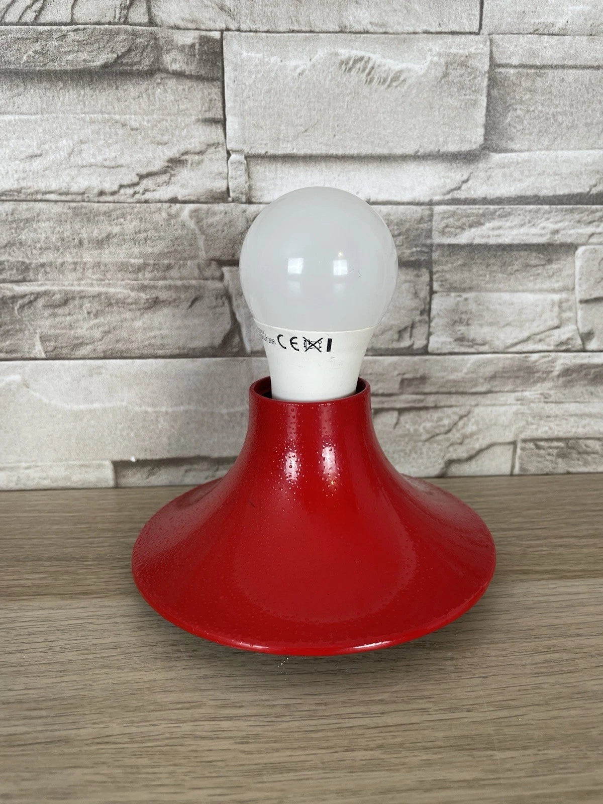 Lampada Da Muro Applique Teti Design Vico Magistretti Vintage Artemide Rossa