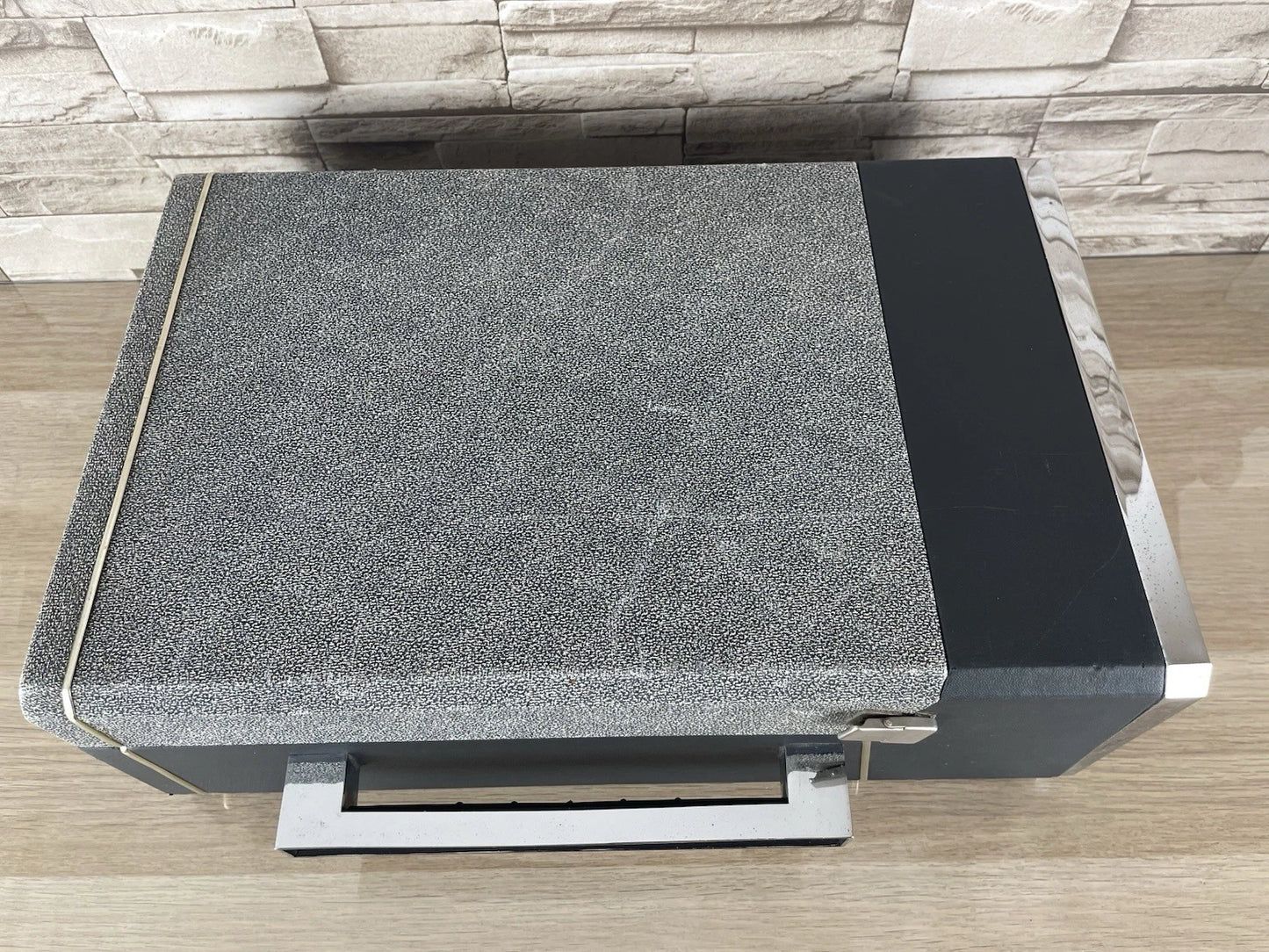 Fonovaligia Philips Uranya HiFi Giradischi Per Pezzi Di Ricambio Nera e Grigia