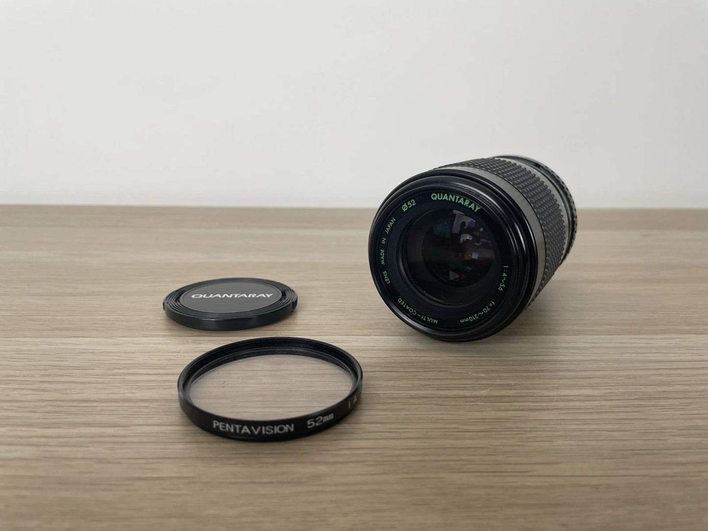 Obiettivo Teleobiettivo Quantaray Made In Japan 70–210 mm Nero A Baionetta