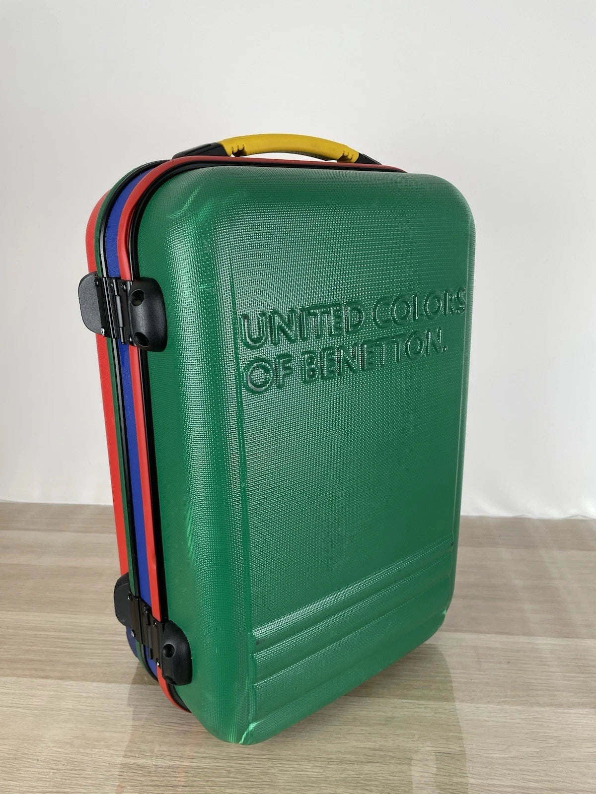 Valigia Rigida Trolley United Colors Of Benetton Verde Rosso Colorato Anni 80/90