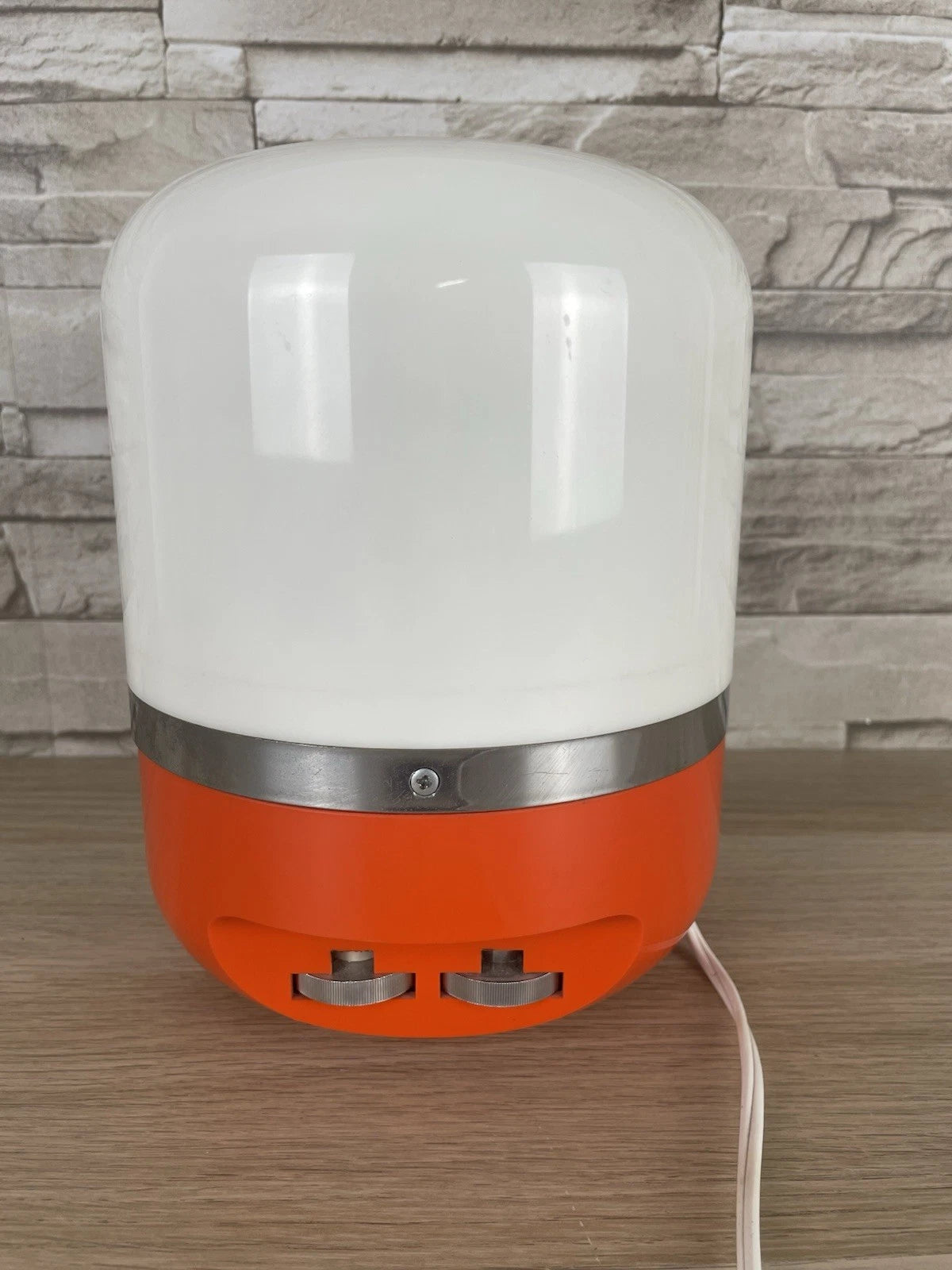 Radio Lampada 60s Europhon Design Adriano Rampoldi Vintage Space Age Arancione