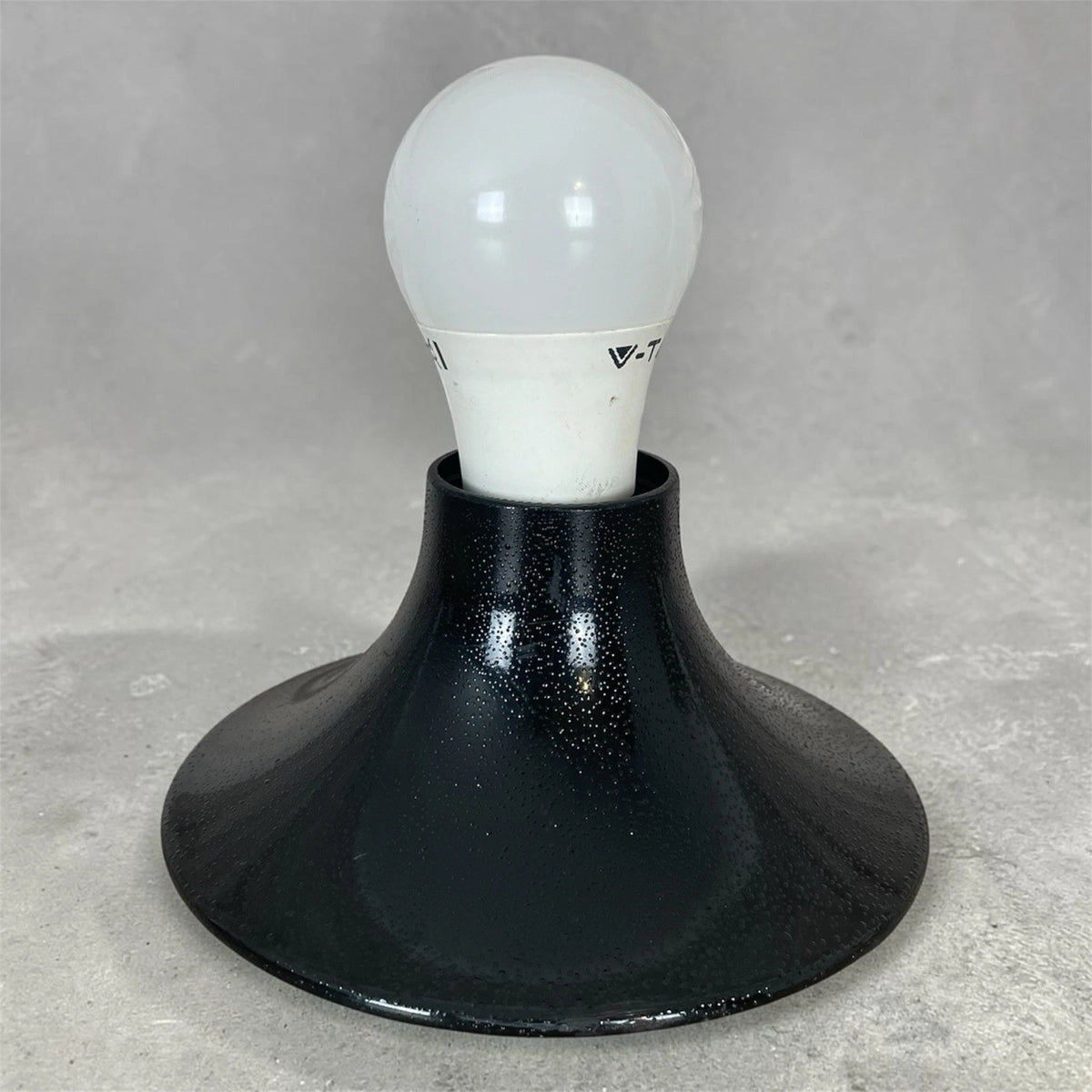 Lampada Da Muro Applique Teti Design Vico Magistretti Per Artemide Nera Vintage