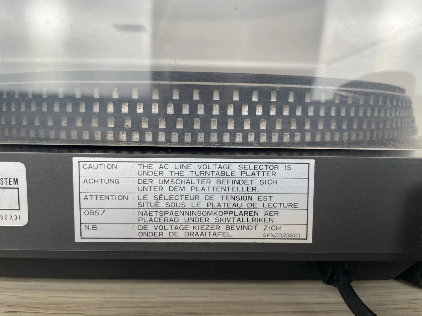 Giradischi Technics SL1900 Per Vinili Vintage Epoca Anni 70 Trazione Diretta