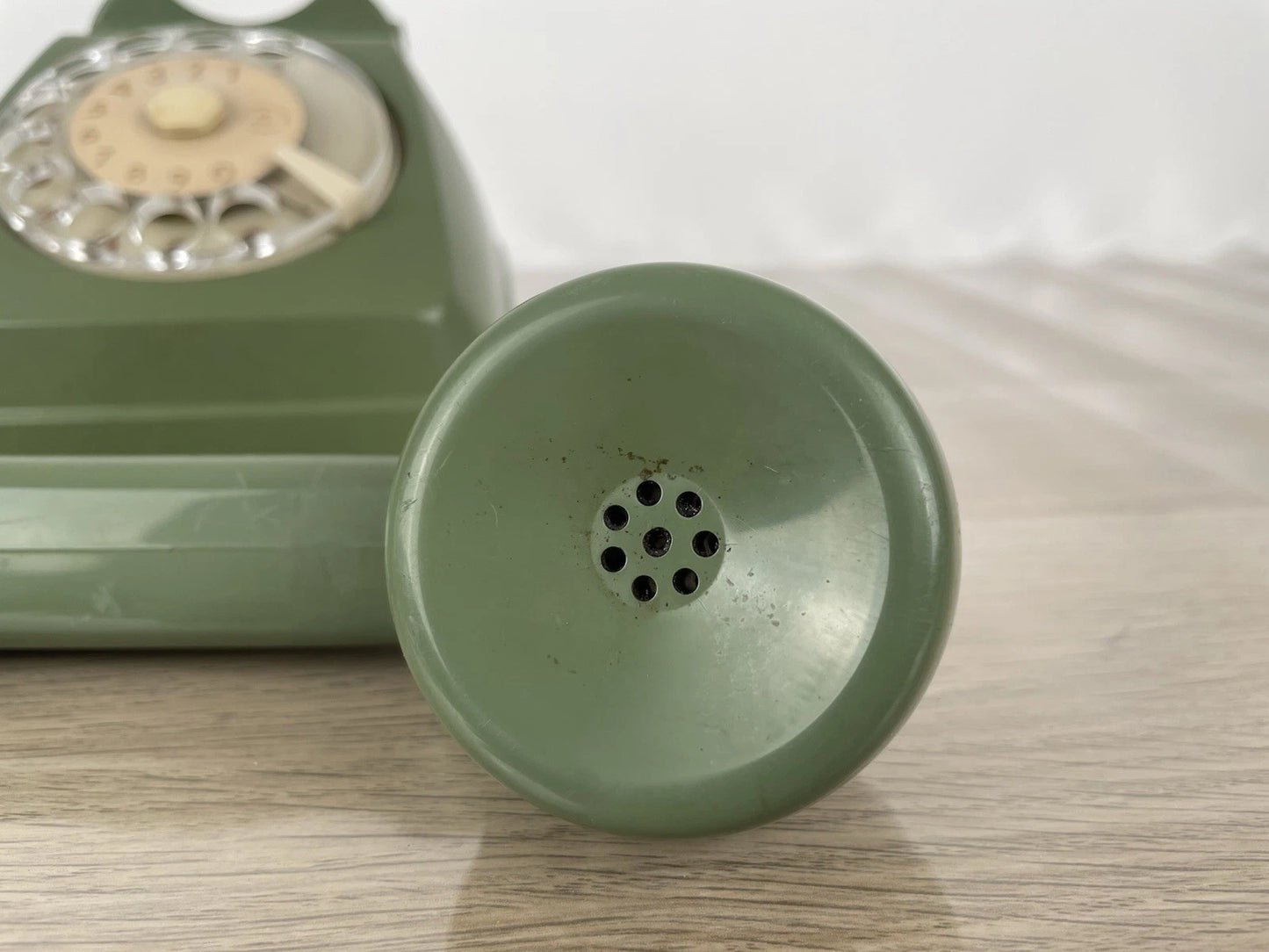 Telefono Fisso Disco Auso Siemens Telecomunicazioni Verde Oliva Lino Saltini S62