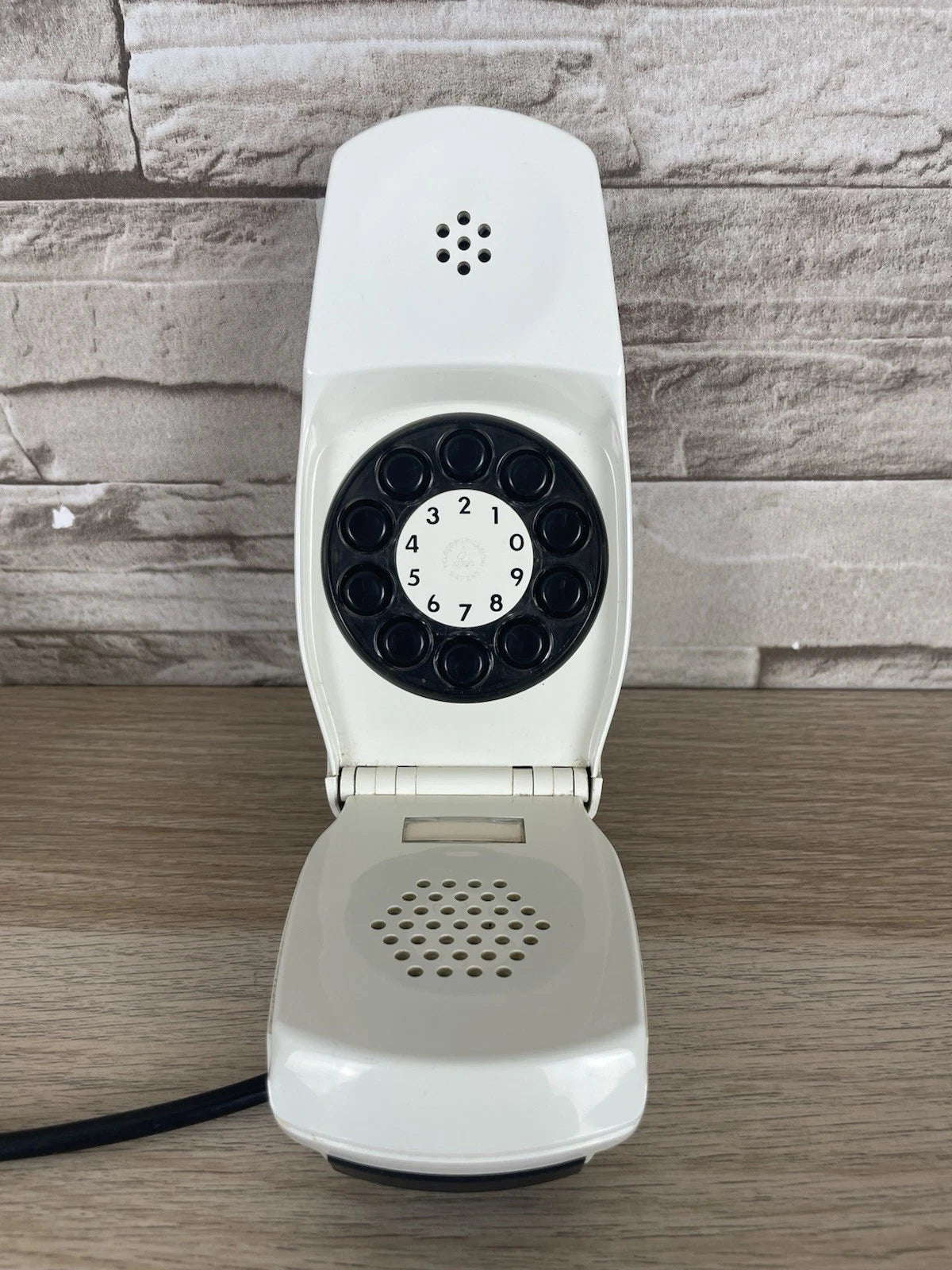 Telefono Grillo Bianco Design Zanuso Sapper Vintage A Disco Siemens Auso