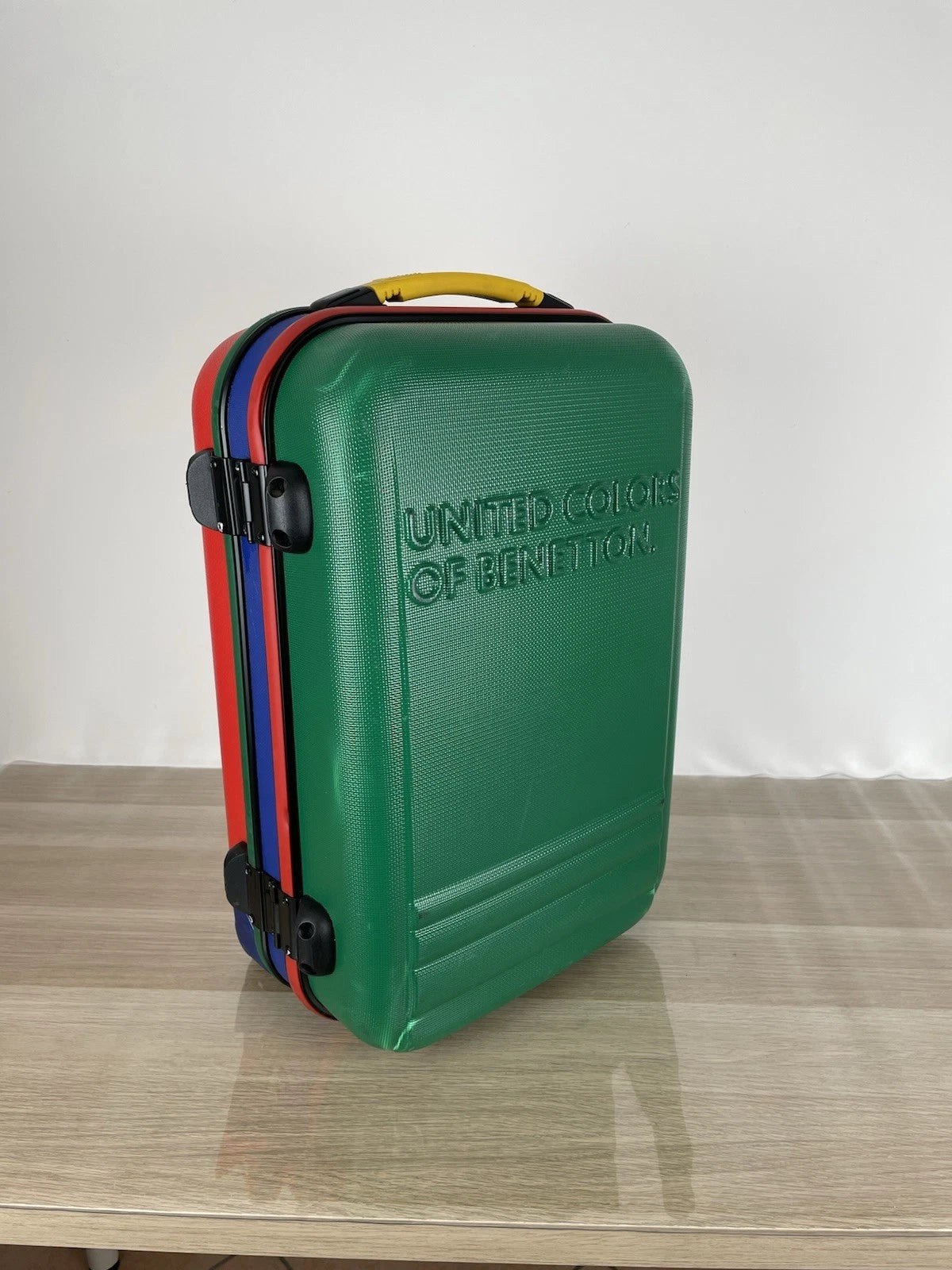 Valigia Rigida Trolley United Colors Of Benetton Verde Rosso Colorato Anni 80/90