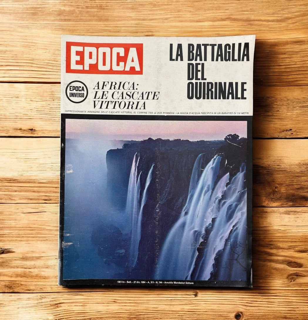 Rivista Epoca 27 Dicembre 1964 N.744 A.XV Arnoldo Mondadori Editore Vintage