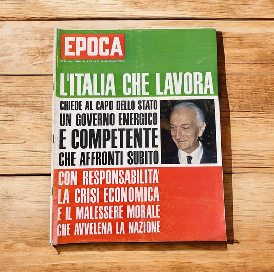 Rivista Epoca 05 Luglio 1964 N. 719 A.XV Arnoldo Mondadori Editore Vintage