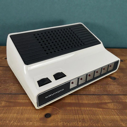 Radio Filodiffusione Grundig FD1200S Vintage Design Anni 70 Bianco