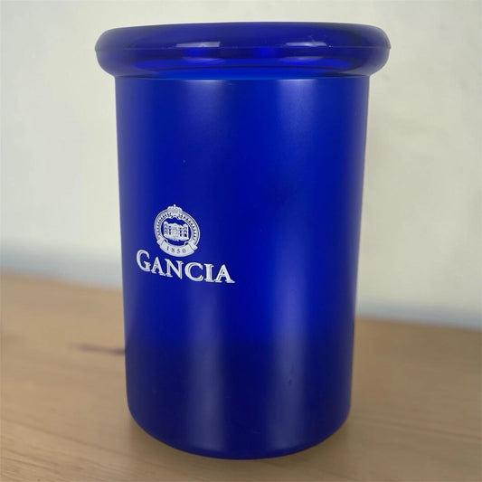 Glacette Secchiello Per Ghiaccio Pubblicitario Gancia Anni 80 In Plastica Blu
