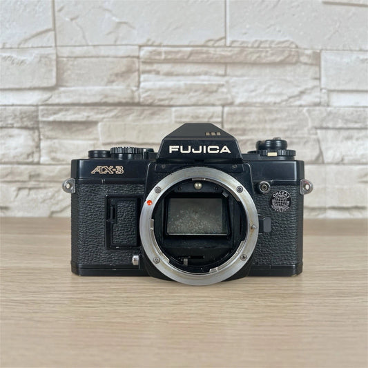 Fotocamera Analogica Fujica AX-3 35mm Reflex Solo Corpo Macchina Nero Pellicola