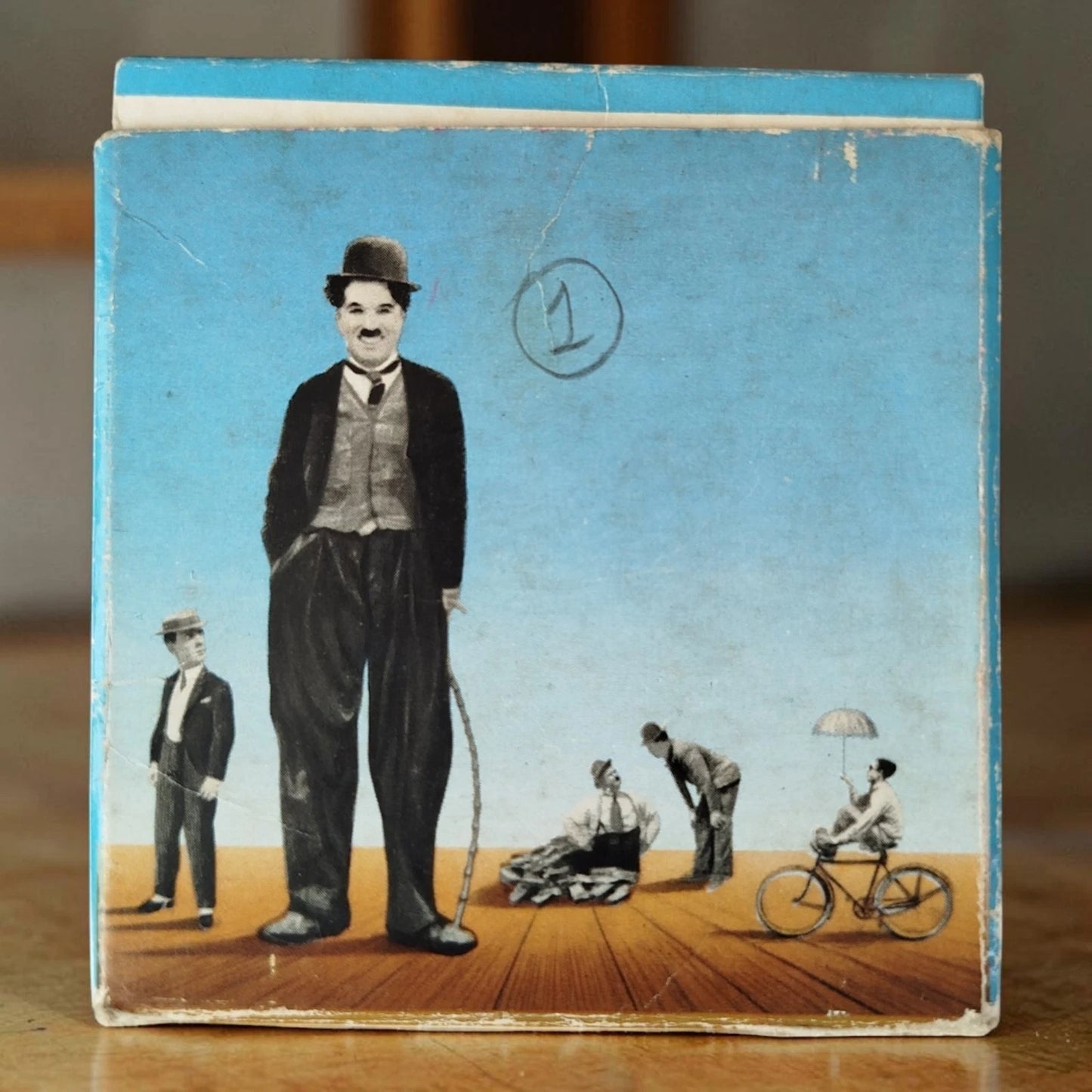 Pellicola Super 8 Charlie Chaplin Stanlio Onlio Charlot Gardien De l'Ordre Epoca