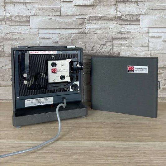 Proiettore Super 8 Kodak Instamatic M55-L Vintage Epoca Anni 60 Grigio Made UK