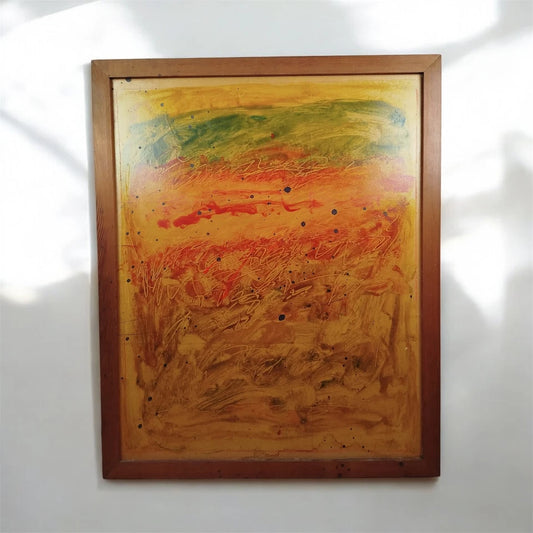 Quadro Lucio Bulgarelli Serie La Natura Anni 80 Pittore Vicentino Astrattista