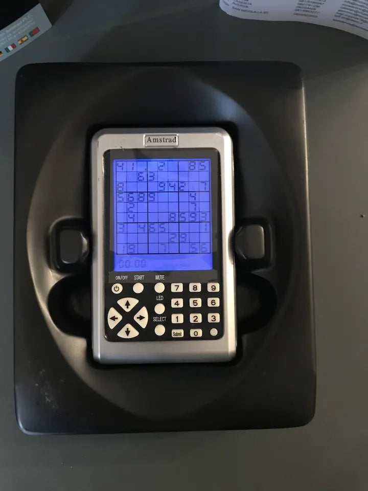 Sudoku Elettronico Amstrad SD2000 Confezione E Libretto Gioco Portatile Funziona