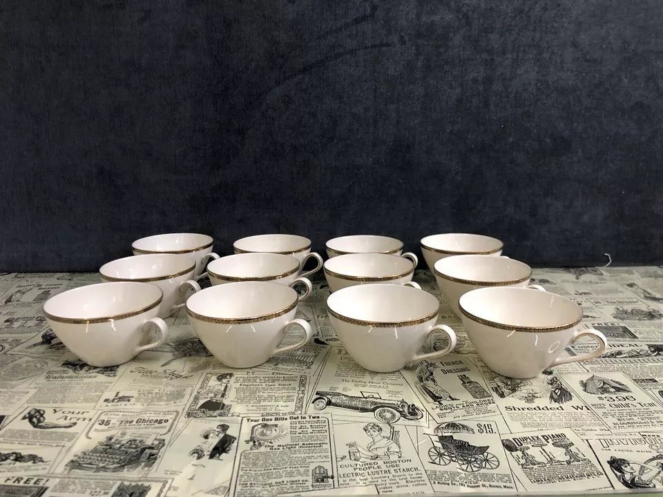 Servizio Set 24 Tazze The Caffè Seltmann Weiden Bavaria Isolde Vintage Tazzine e Piattini