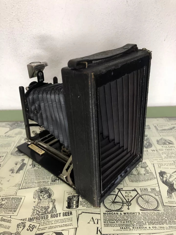 Antica Fotocamera a Soffietto CP Goerz Berlin da Studio Con Obiettivo Epoca 900’