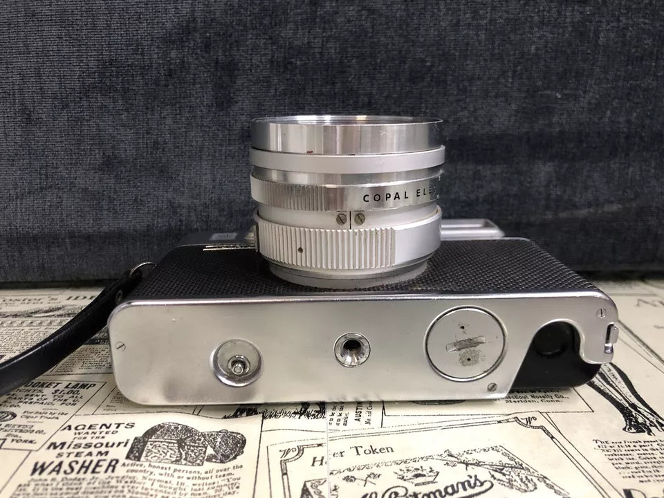 Fotocamera Yashica Electro 35 Obiettivo Yashinon Custodia Yashikor Telemetro