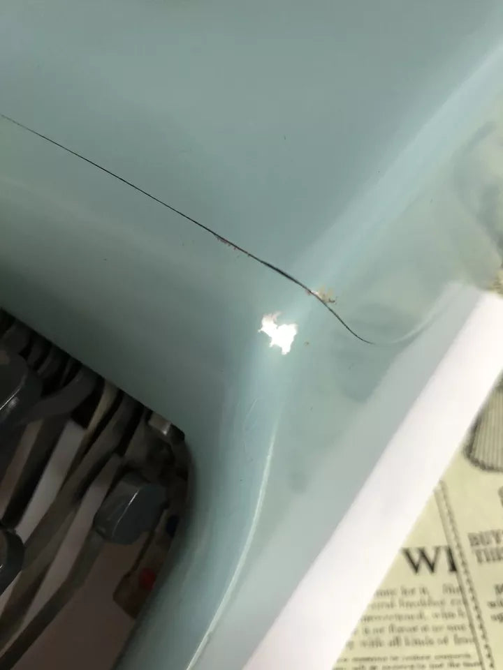 Macchina Da Scrivere Olivetti Lettera 22 Vintage Epoca Anni ‘50 Azzurro