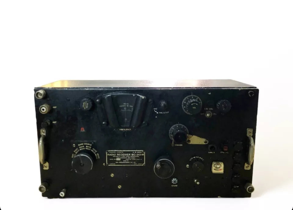 Antica Radio Militare US Army BC 312 M Epoca Seconda Guerra Mondiale WW2 Raro