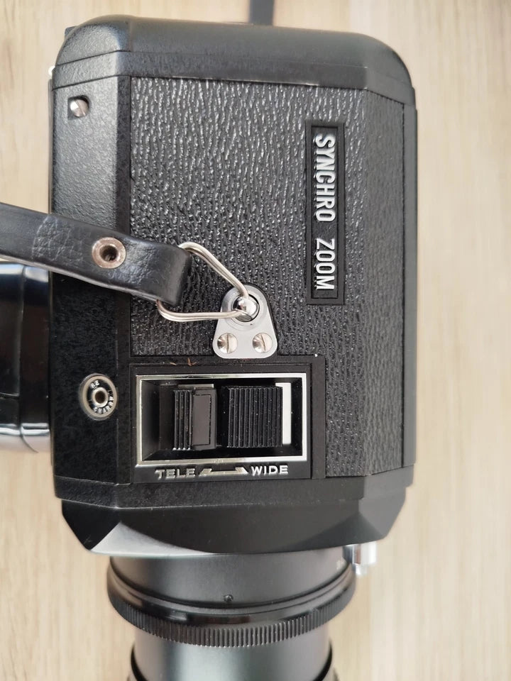 Cinepresa Super 8 Nalcom FTL Model 800 Vintage Con Custodia E Istruzioni Synchro