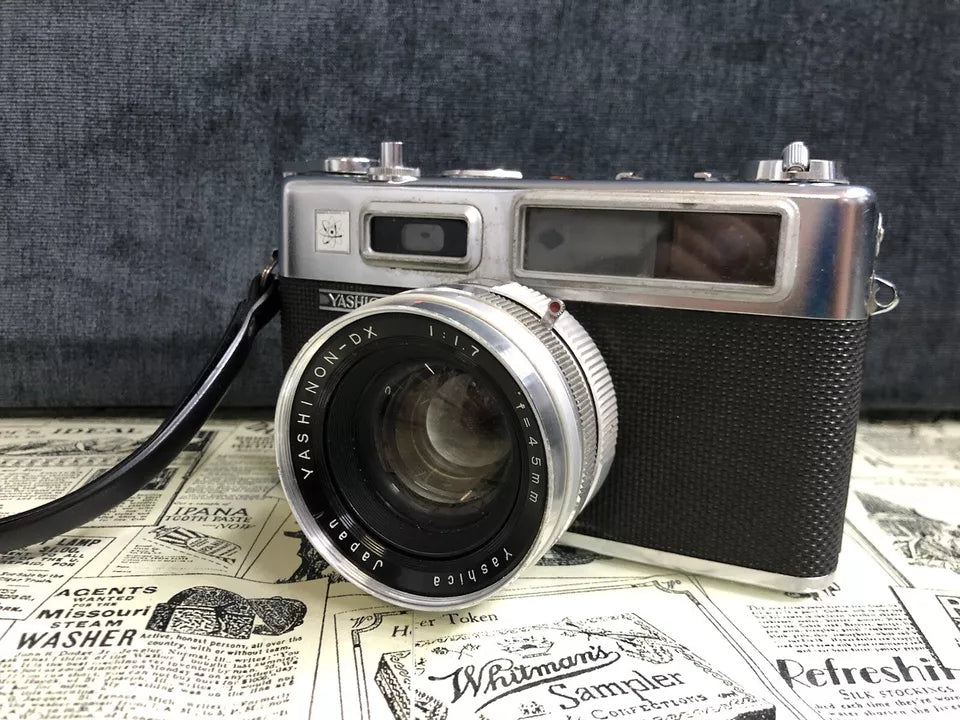 Fotocamera Yashica Electro 35 Obiettivo Yashinon Custodia Yashikor Telemetro