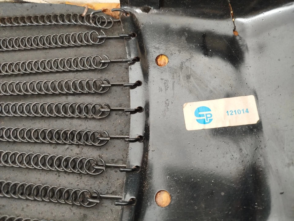 Sella Gobba Monoposto Piaggio Vespa 50 V5A SIP 121014 Vintage Epoca Pelle Nera