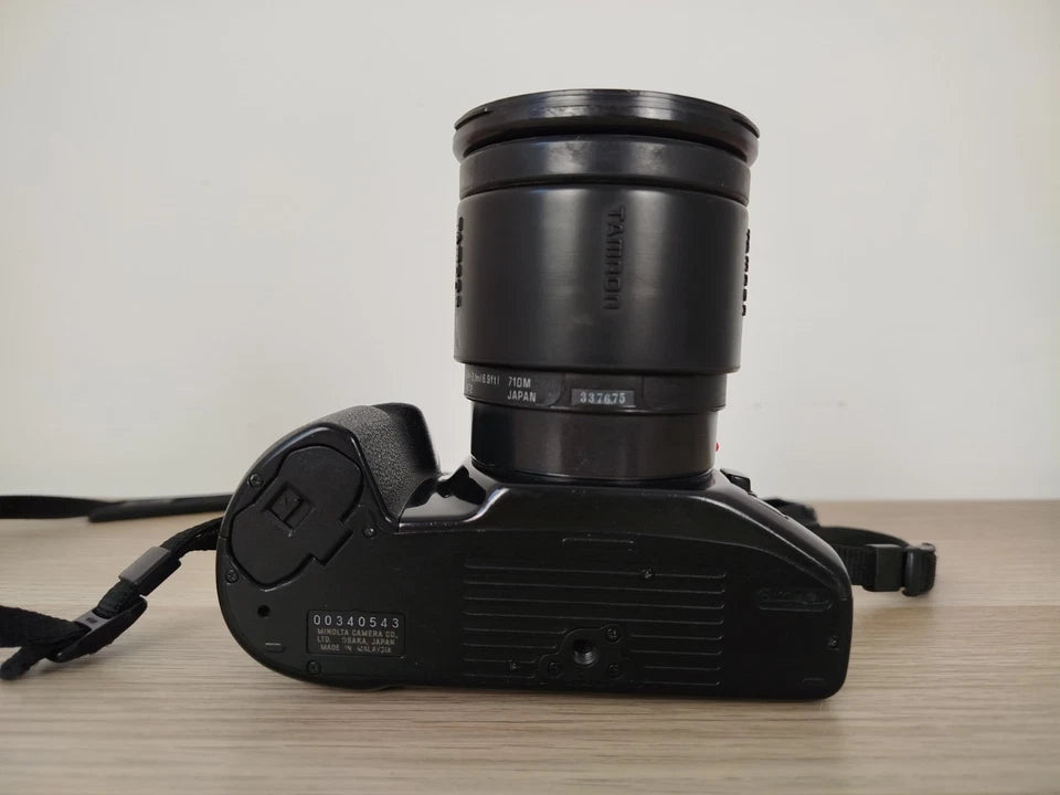 Fotocamera Analogica Minolta Dynax 500Si Obiettivo Tamron Aspherical AF 28-200