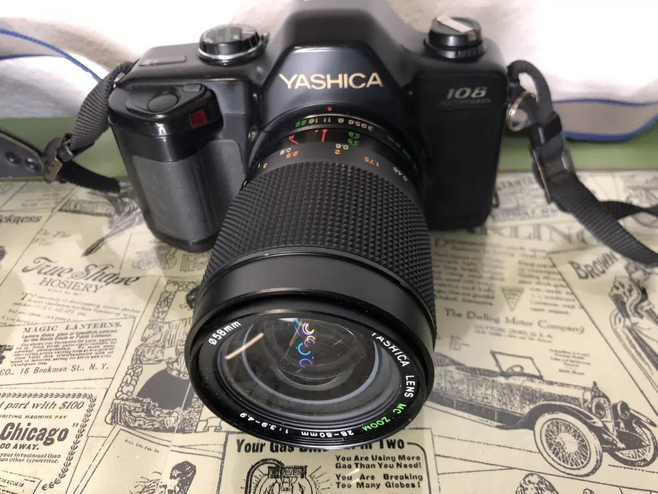 Fotocamera Analogica Reflex Yashica 108 Multi Program Kyocera Japan E Obiettivo