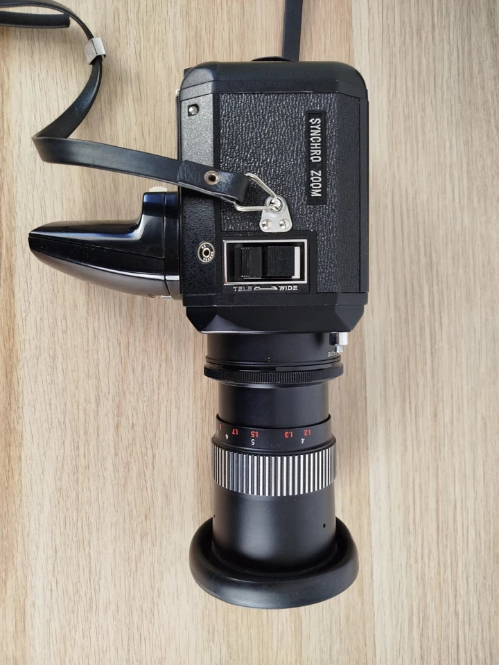 Cinepresa Super 8 Nalcom FTL Model 800 Vintage Con Custodia E Istruzioni Synchro
