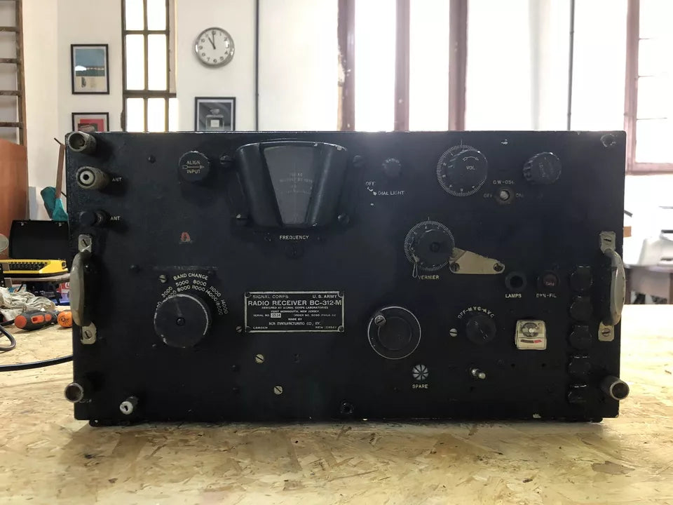 Antica Radio Militare US Army BC 312 M Epoca Seconda Guerra Mondiale WW2 Raro