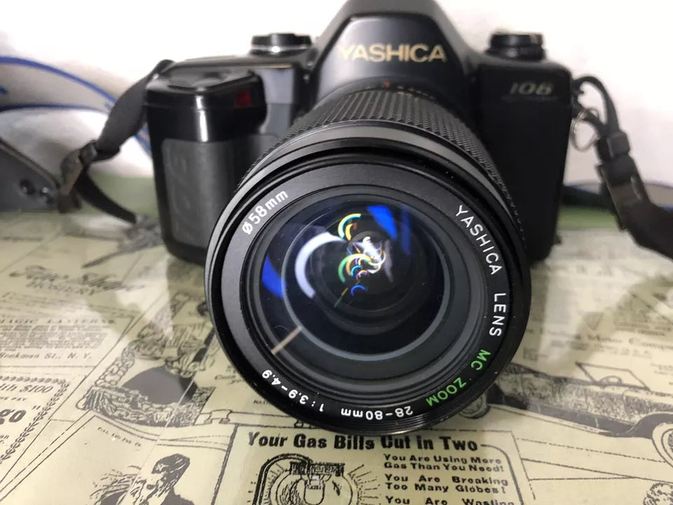 Fotocamera Analogica Reflex Yashica 108 Multi Program Kyocera Japan E Obiettivo