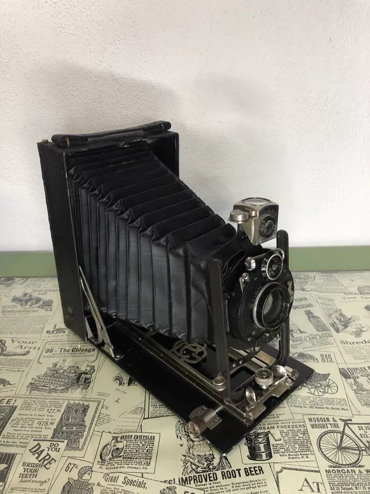 Antica Fotocamera a Soffietto CP Goerz Berlin da Studio Con Obiettivo Epoca 900’