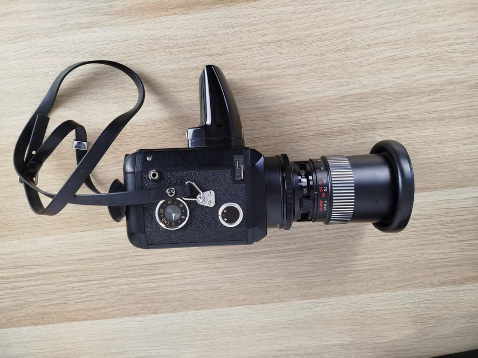 Cinepresa Super 8 Nalcom FTL Model 800 Vintage Con Custodia E Istruzioni Synchro