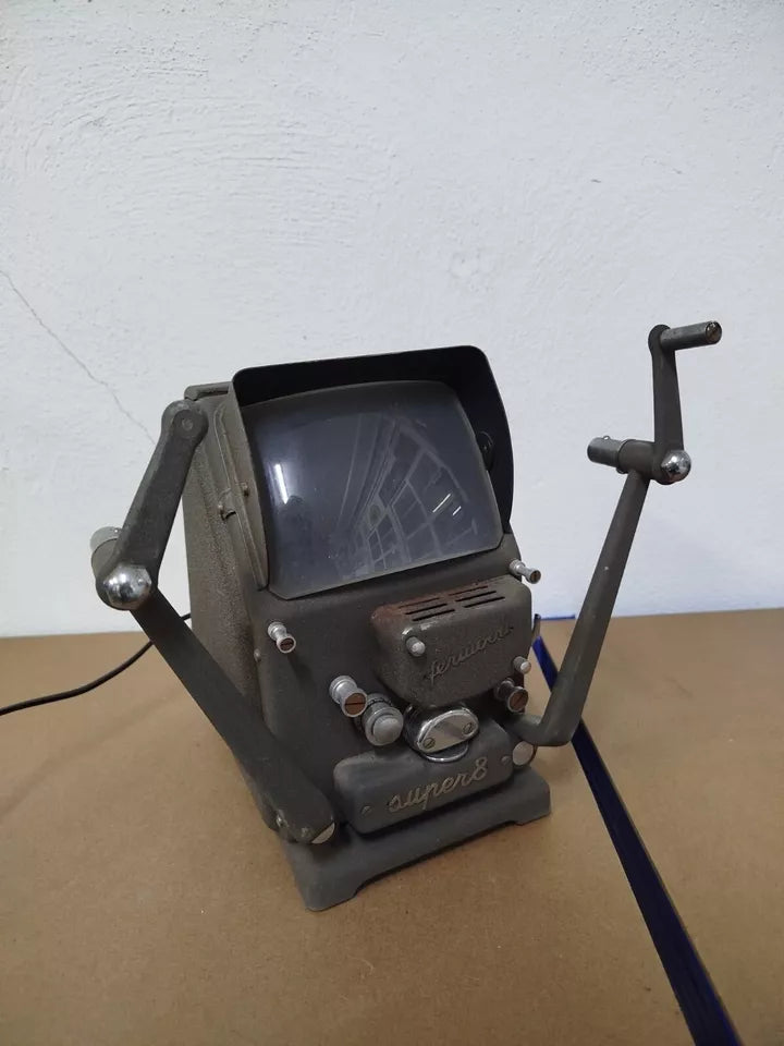 Moviola Fermovil Super 8 Vintage Epoca Anni 60 Per Pellicole 8mm Film Amatoriali