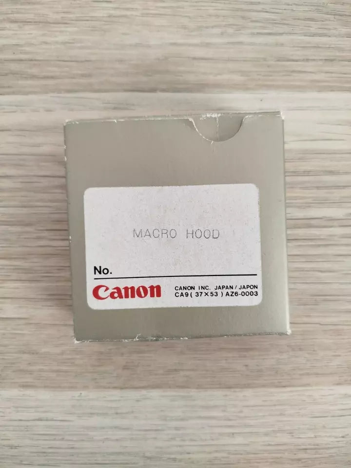 Canon Macro Hood Japan 52mm Copertura Per Obiettivo Macro Parasole Fotografia