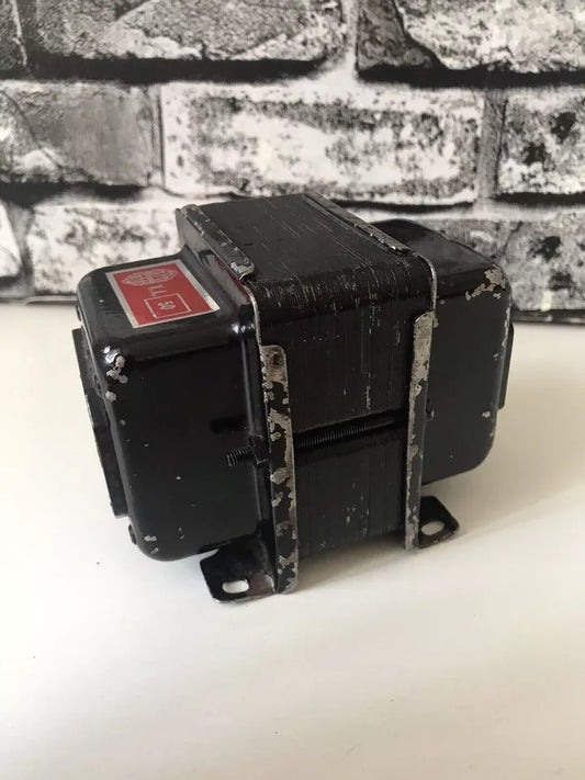 Trasformatore Vintage Rega Lux VA 50 Nero In Metallo Nero Epoca 8/12/24 Volt