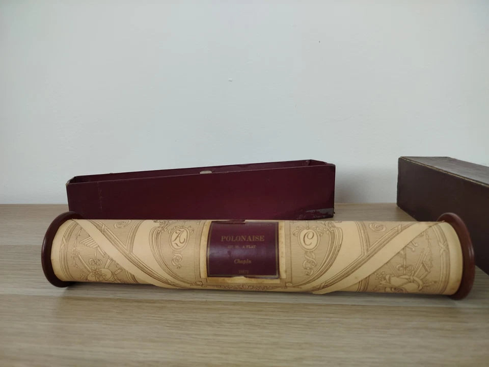 Antico Rullo Sonoro Autopiano Themodist Metrostyle Polonaise Chopin OP.53 A Flat