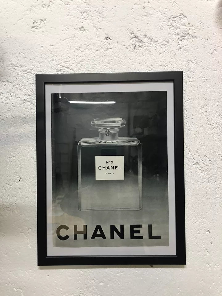 Quadro Pubblicità Originale Chanel N.5 Paris Da Jours De France 391 Anno 1962