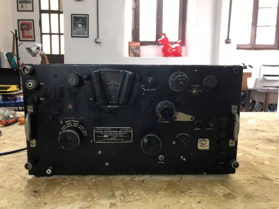 Antica Radio Militare US Army BC 312 M Epoca Seconda Guerra Mondiale WW2 Raro