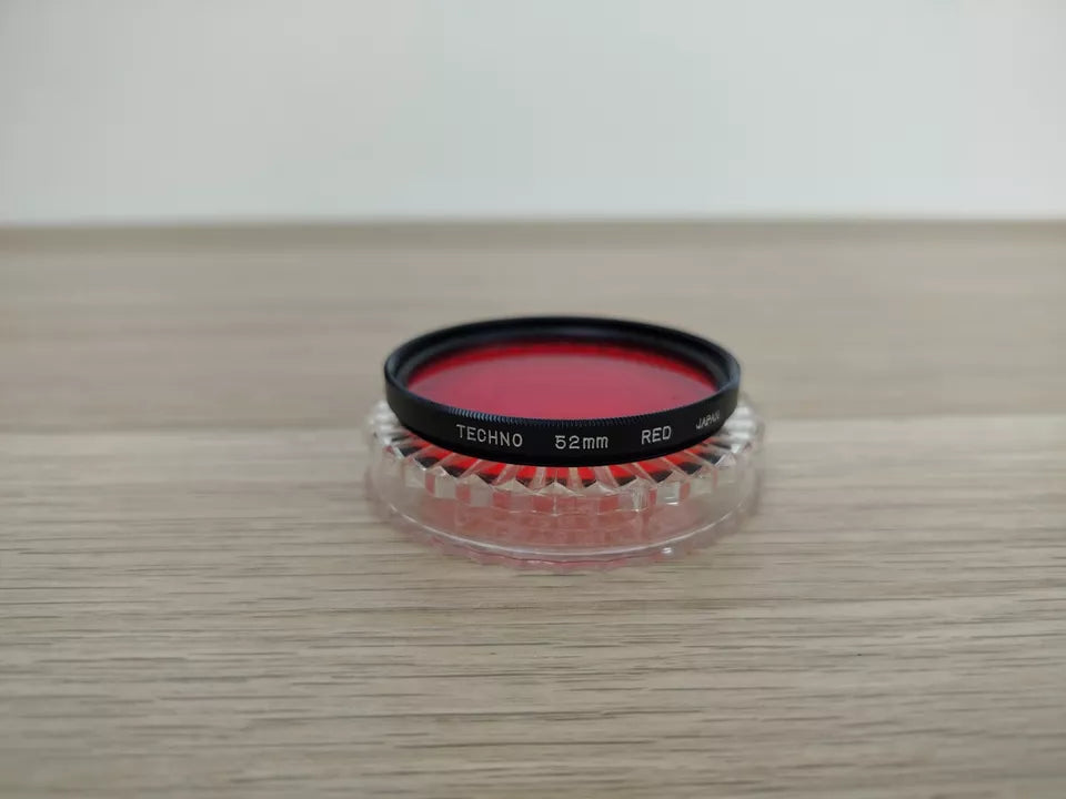 Filtro Fotografico Kenko Techno Red 52mm Japan Per Fotocamera Analogica